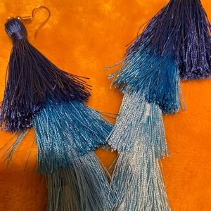 Handmade tassel earrings